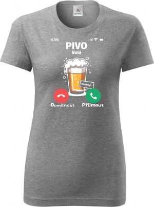 Pivo Volá, vtipné tričko,
