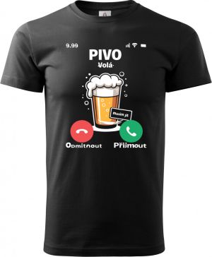Pivo Volá, vtipné tričko,