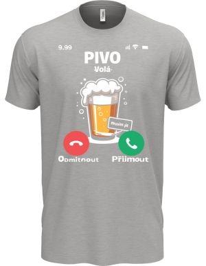 Pivo Volá, vtipné tričko,