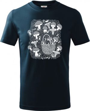 Plný košík, bílý tisk