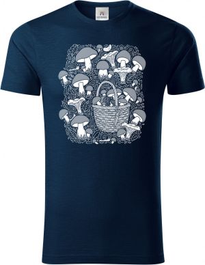 Plný košík, bílý tisk