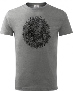 Včelařův poklad, černý tisk