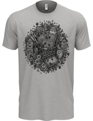 Včelařův poklad, černý tisk