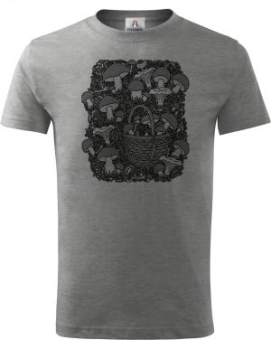 Plný košík, černý tisk