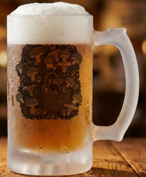 Plný košík, černý tisk