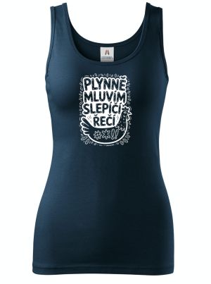 Plynně mluvím slepičí řečí, bílý tisk