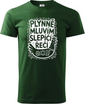 Plynně mluvím slepičí řečí, bílý tisk
