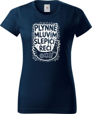 Plynně mluvím slepičí řečí, bílý tisk