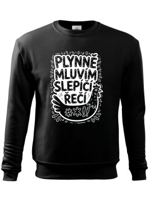 Plynně mluvím slepičí řečí, bílý tisk