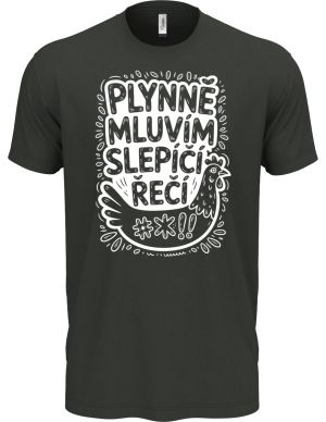 Plynně mluvím slepičí řečí, bílý tisk