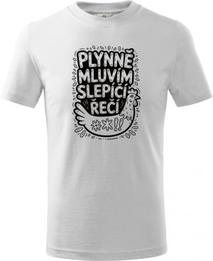 Plynně mluvím slepičí řečí, černý tisk