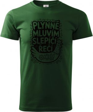 Plynně mluvím slepičí řečí, černý tisk