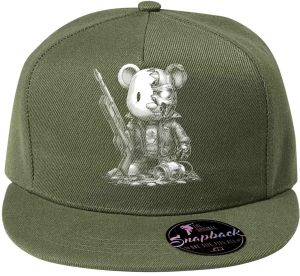 Plyšový terminátor, bílý tisk