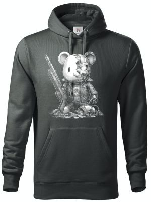 Plyšový terminátor, bílý tisk