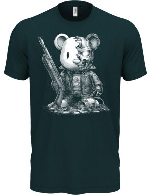 Plyšový terminátor, bílý tisk