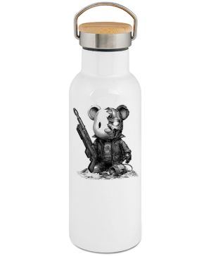 Plyšový terminátor, černý tisk