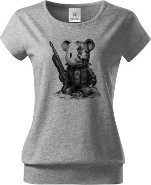 Plyšový terminátor, černý tisk