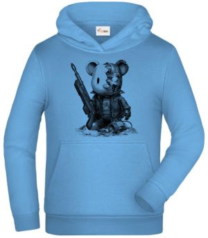 Plyšový terminátor, černý tisk