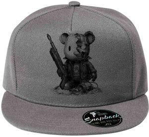 Plyšový terminátor, černý tisk