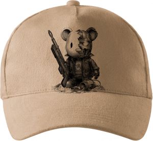 Plyšový terminátor, černý tisk