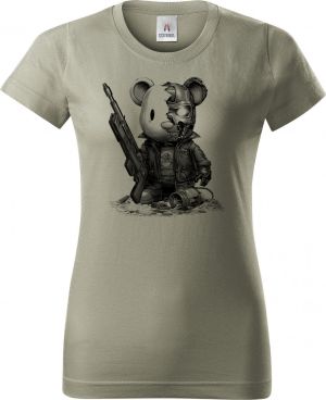 Plyšový terminátor, černý tisk