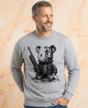 Plyšový terminátor, černý tisk