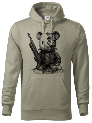 Plyšový terminátor, černý tisk