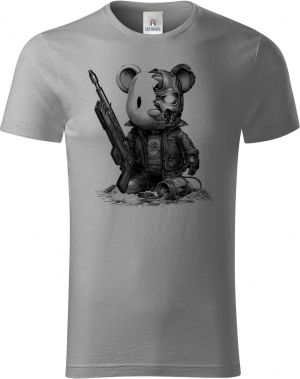 Plyšový terminátor, černý tisk