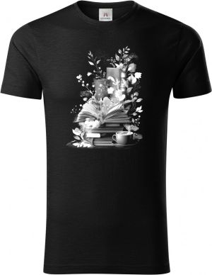 Podzimní čtení a hygge, bílý tisk