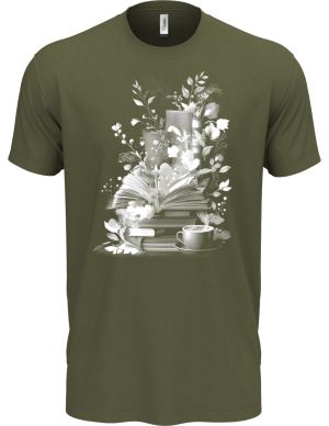 Podzimní čtení a hygge, bílý tisk