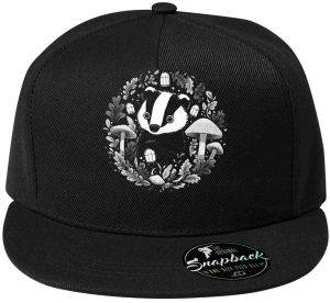 Podzimní jezevec, bílý potisk