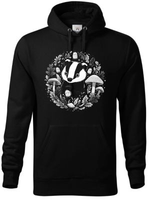 Podzimní jezevec, bílý potisk