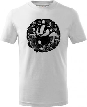 Podzimní jezevec, černý potisk