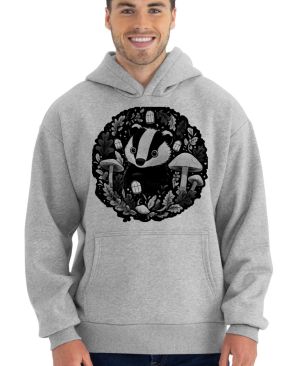 Podzimní jezevec, černý potisk