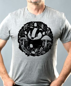 Podzimní jezevec, černý potisk