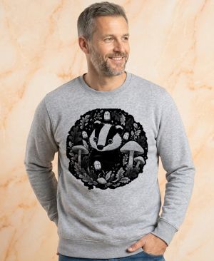 Podzimní jezevec, černý potisk