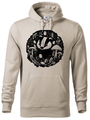 Podzimní jezevec, černý potisk