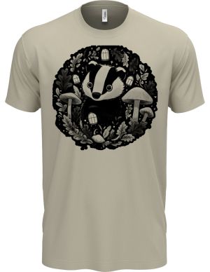 Podzimní jezevec, černý potisk