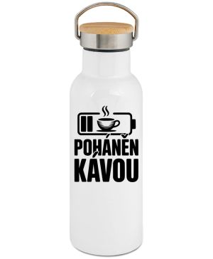 Poháněn kávou, černý potisk