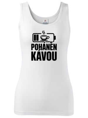 Poháněn kávou, černý potisk