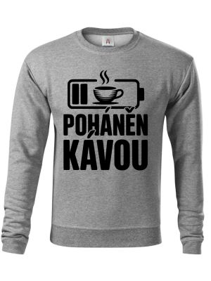 Poháněn kávou, černý potisk