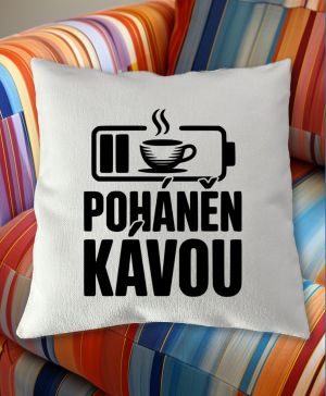 Poháněn kávou, černý potisk