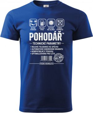 Pohodář, bílý potisk