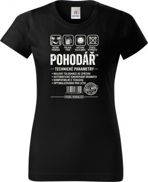 Pohodář, bílý potisk