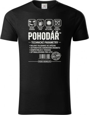 Pohodář, bílý potisk