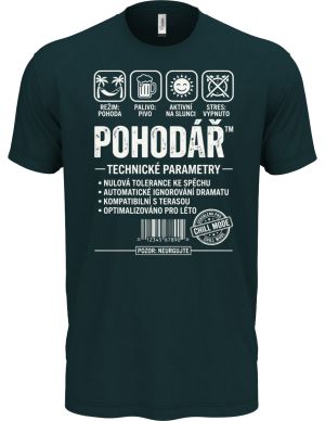 Pohodář, bílý potisk