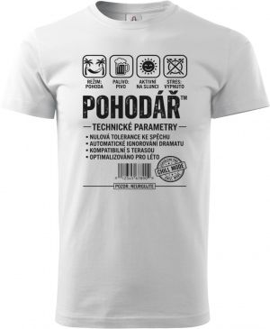 Pohodář, černý potisk