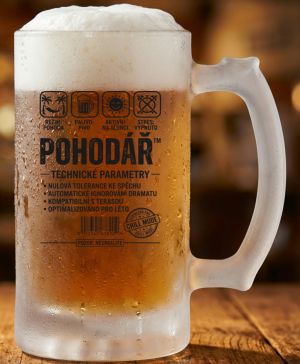 Pohodář, černý potisk