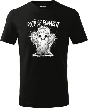 Pojď se pomazlit, bílý potisk