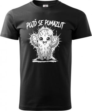 Pojď se pomazlit, bílý potisk